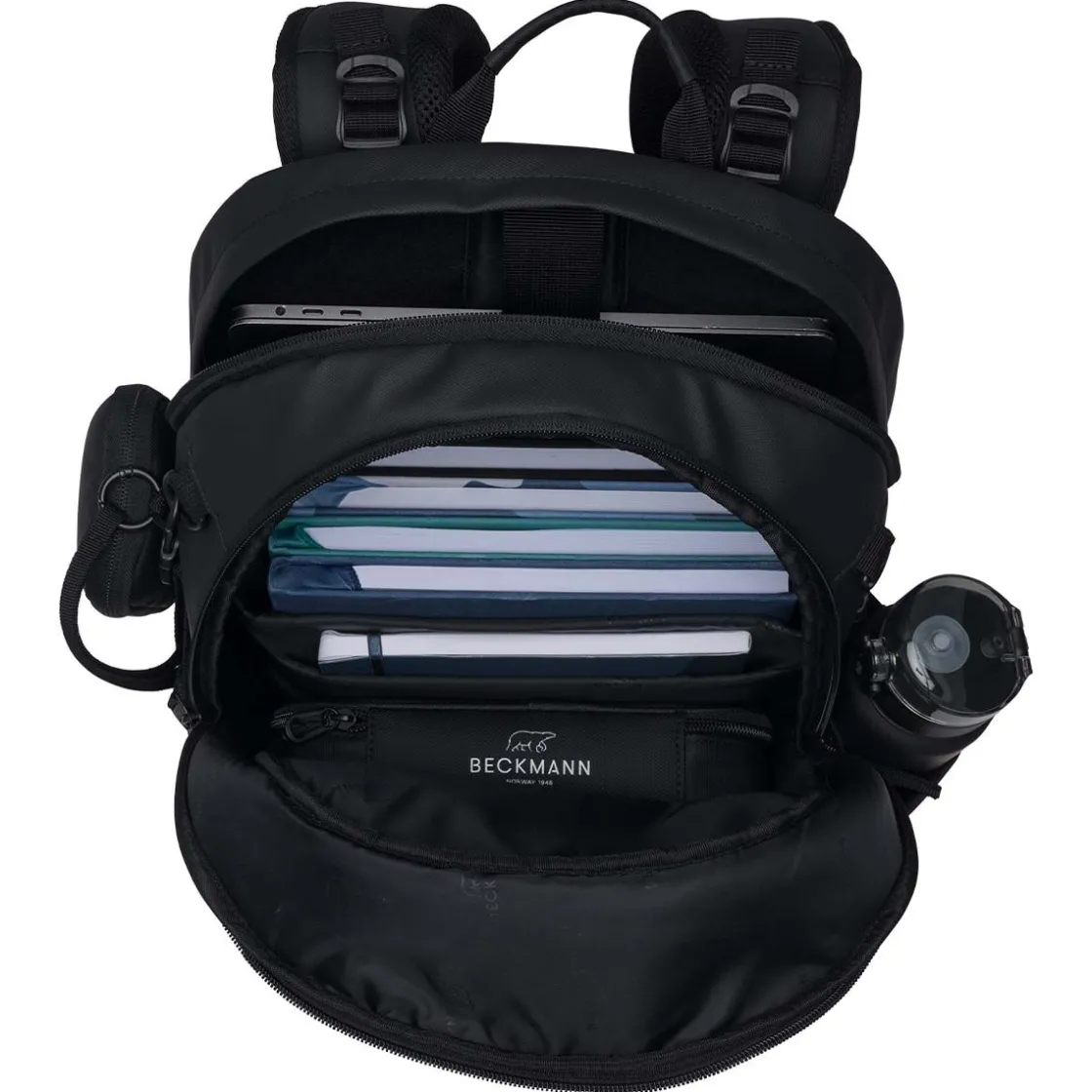 Fashion Sport Air skolesekk til barn 30 L, Black Coated Sekker 6-18 År