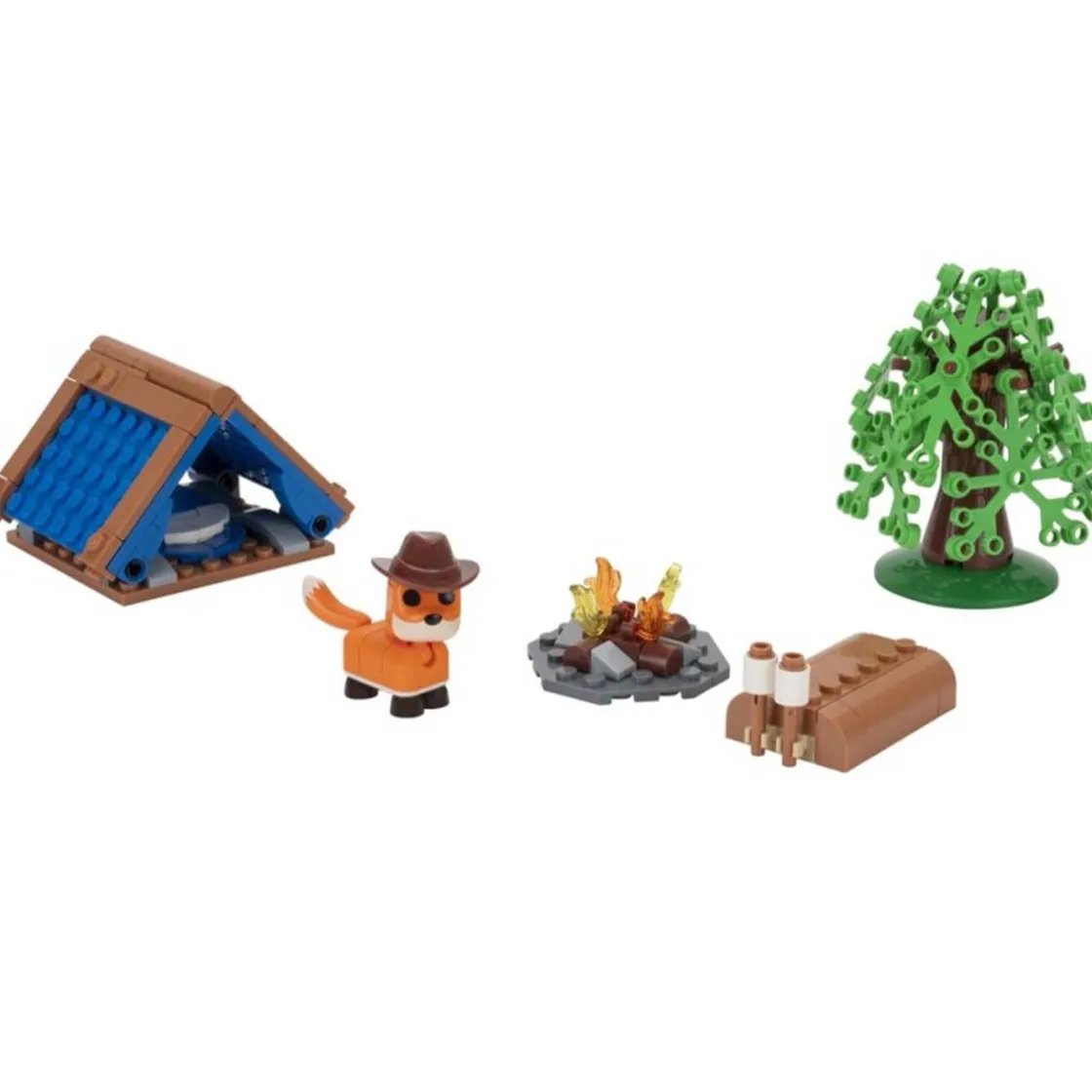 Discount Adopt me! byggesett, Building Fox with Campsite Hobby Og Kreativitet