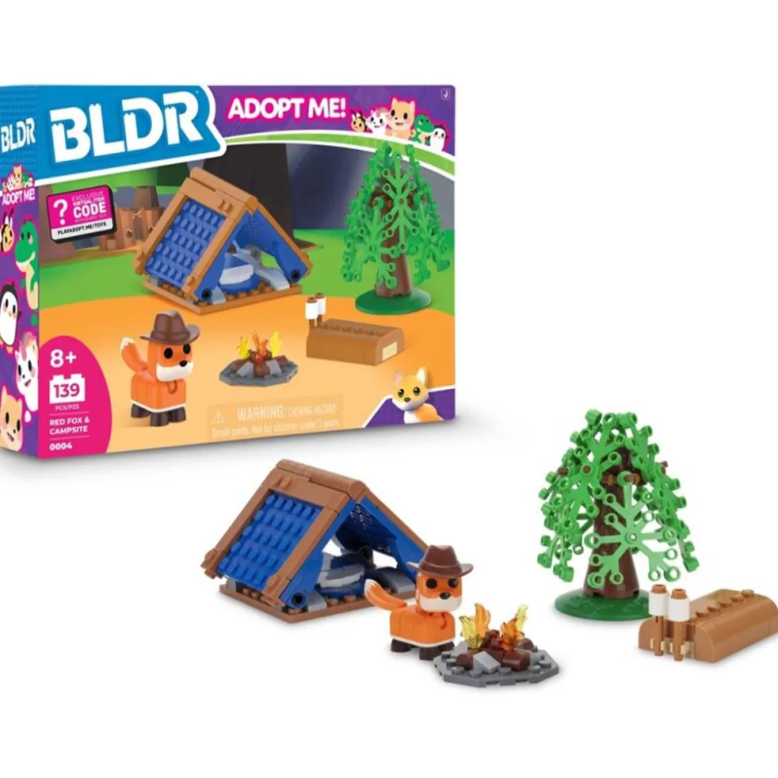 Discount Adopt me! byggesett, Building Fox with Campsite Hobby Og Kreativitet