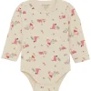 Sale body i bambus (p), Powder Pink Bodyer Baby Jente