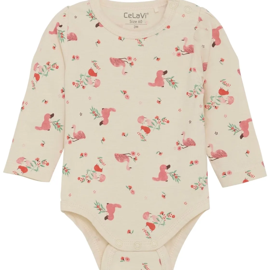 Sale body i bambus (p), Powder Pink Bodyer Baby Jente