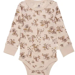 New body i ull AOP, Loden Green Melange Ullbody Og Ullgensere Baby | Ullbodyer Baby Gutt