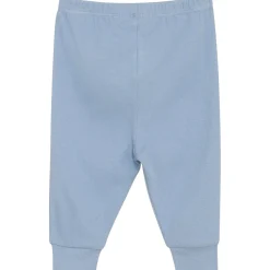 Clearance joggebukse i bambus til baby, Dusty Blue Bukser Baby Gutt