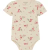 Discount kortermet body i bambus, Powder Pink Kortermet Baby Jente | Bodyer Baby Jente