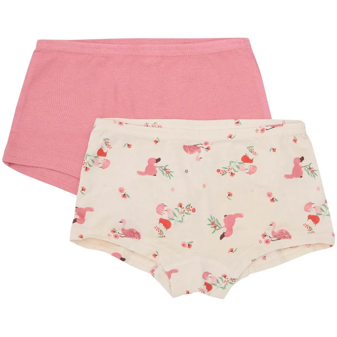 New 2-Pack hipster i bambus til barn, Powder Pink Undertøy Jente
