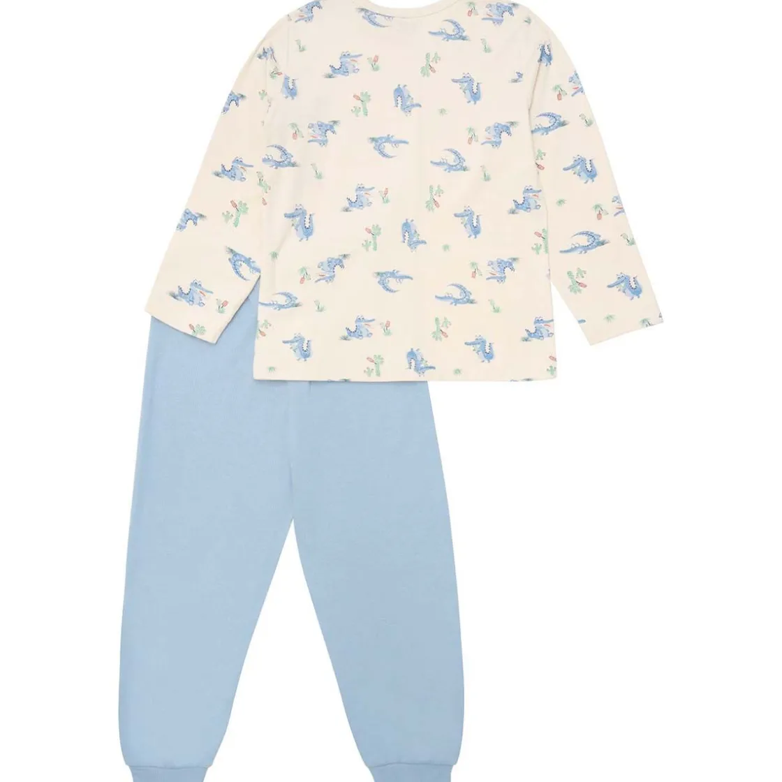 Fashion pyjamas i bambus til barn, Dusty Blue Pyjamaser Gutt
