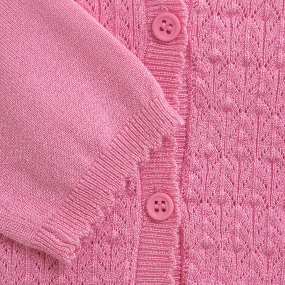 Best Pointelle cardigan til baby og barn, Rosebloom Penklær Jente 8-16 År | Penklær Baby Gutt