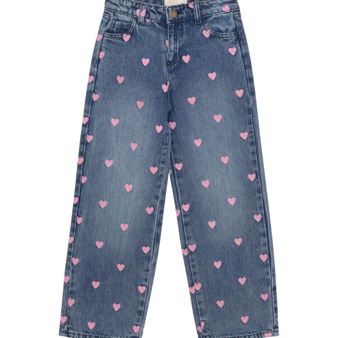 Best Wide jeans til barn, Blue Denim Bukser Jente 8-16 År | Bukser Baby Gutt