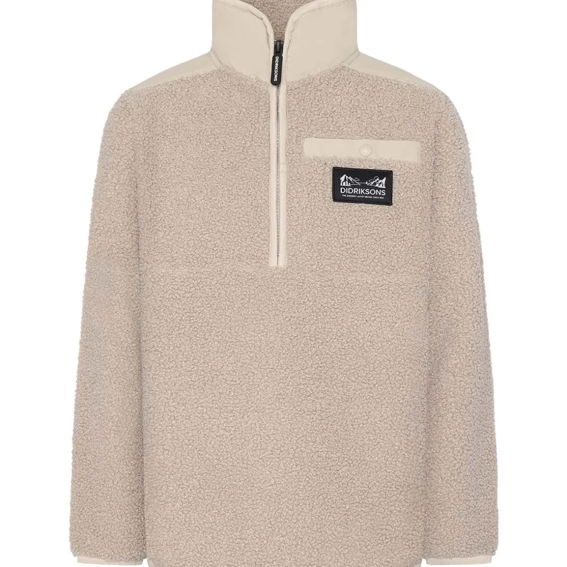 Discount Exa half-zip pilejakke til barn, Beach Beige Jakker Barn