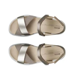 Online Flowt Wedge Lx sandaler til dame, pure white gold Sandaler Og Badesko