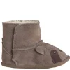 Fashion booties til baby m/dyr, chocolate chip Tøfler