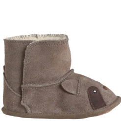 Fashion booties til baby m/dyr, chocolate chip Tøfler