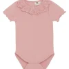 New kortermet body med krage, Bridal Rose Penklær Baby Jente | Penklær Baby Gutt
