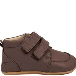 Online Prewalker i skinn til baby, Brown Tøfler