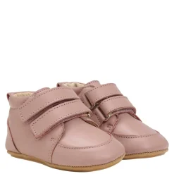 Discount Prewalker i skinn til baby, Old Rose Tøfler