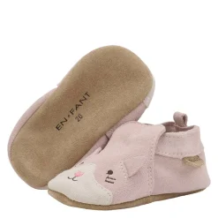 Clearance skinntøfler til baby, Sepia Rose Tøfler