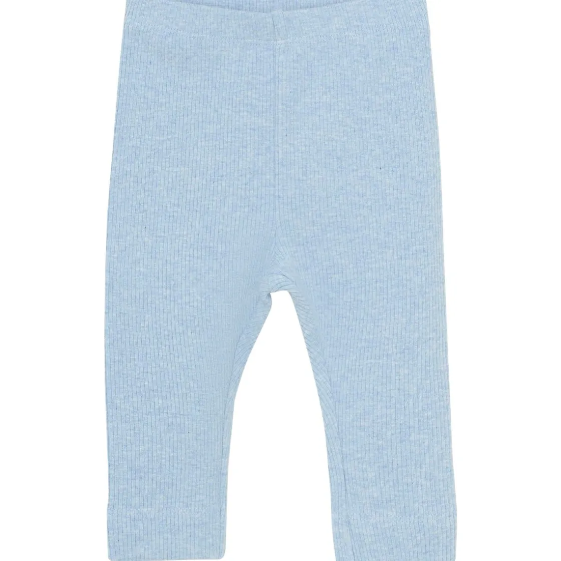 Sale leggings Mélange Rib til baby, Blue Fog Melange Bukser Baby Gutt