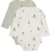Best 2-pack Rib body, Desert Sage Bodyer Baby Jente | Bodyer Baby Gutt