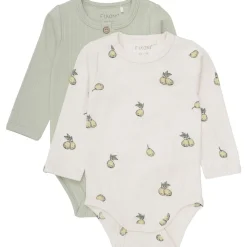 Best 2-pack Rib body, Desert Sage Bodyer Baby Jente | Bodyer Baby Gutt