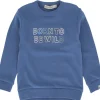 Sale Born To Be Wild sweatshirt til barn, Stålblå Gensere & Overdeler Gutt