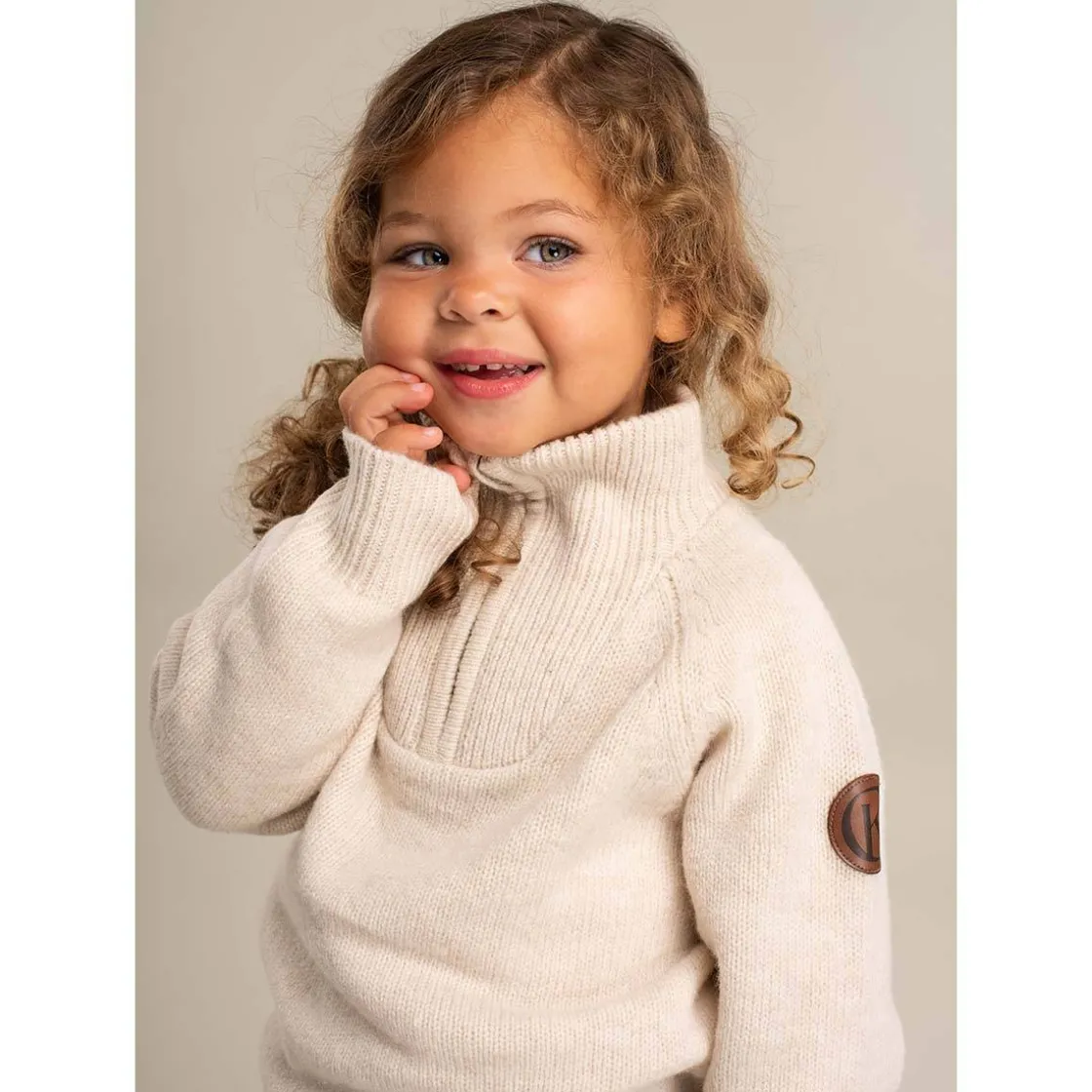 Discount Norefjell ullgenser barn, Beige Melert Ullgensere 8-16 År | Ullgensere Jente 3-10 År