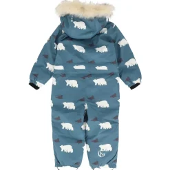 Outlet Salt vinterdress til barn med print, Denimblå Parkdresser & Vinterdresser Barn | Parkdresser & Vinterdresser Baby