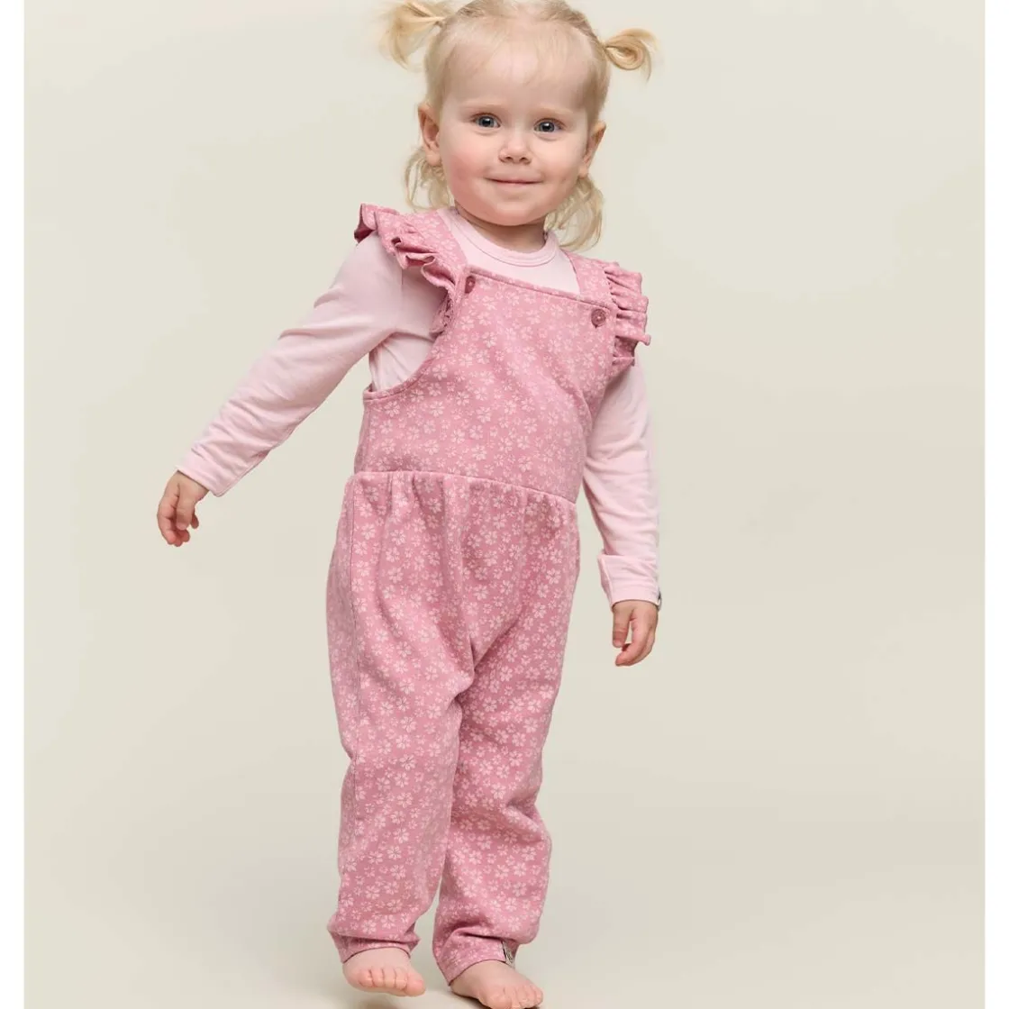 Online Villvette sparkebukse til baby, Dus Rosa (P) Rompere & Jumpsuits Baby Jente | Bukser & Tights Baby Jente