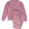 Best x Dressmykid joggedress-sett til dame, mørk rosa Bukser Dame | Bukser Baby Gutt