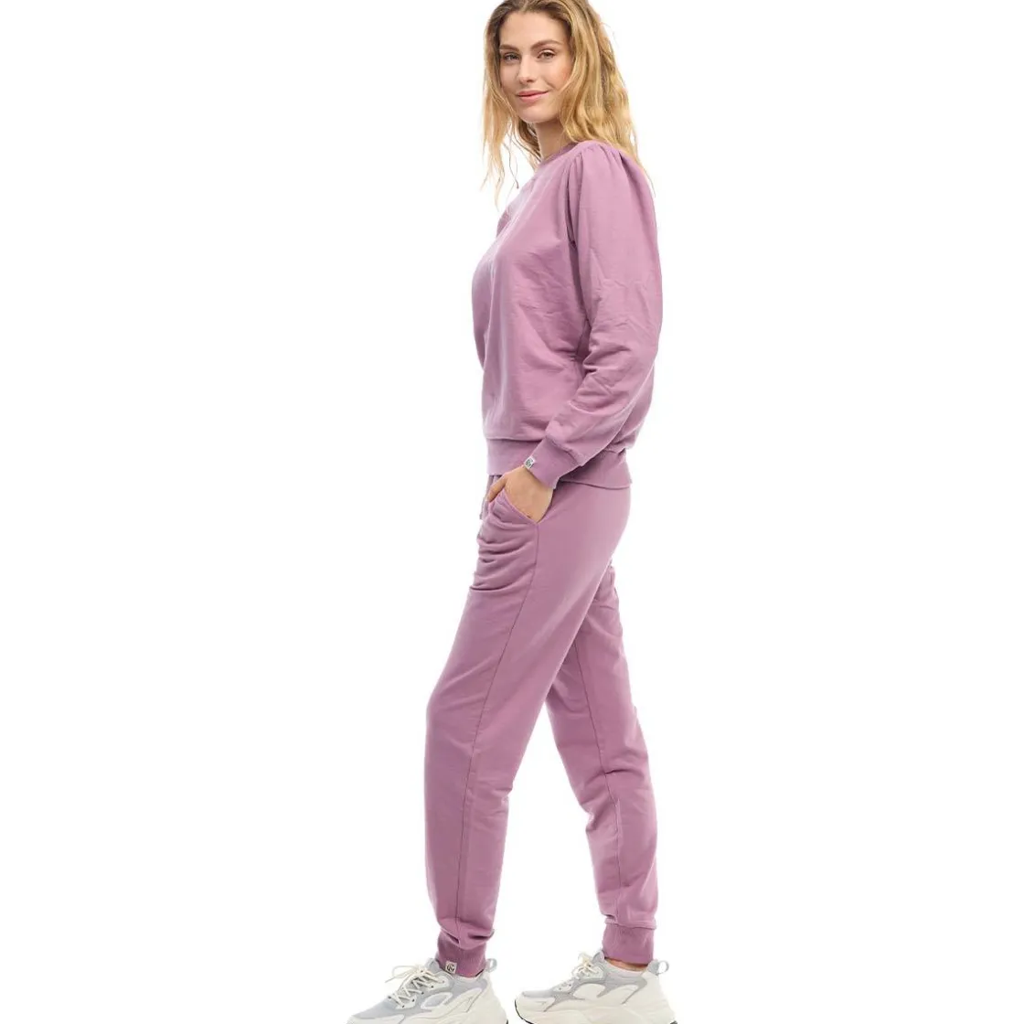 Best x Dressmykid joggedress-sett til dame, mørk rosa Bukser Dame | Bukser Baby Gutt