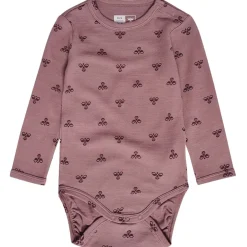 Hot Bambo body i ull/bambus, Twilight Mauve Ullbody Og Ullgensere Baby | Ullbodyer Baby Jente