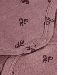 Hot Bambo body i ull/bambus, Twilight Mauve Ullbody Og Ullgensere Baby | Ullbodyer Baby Jente
