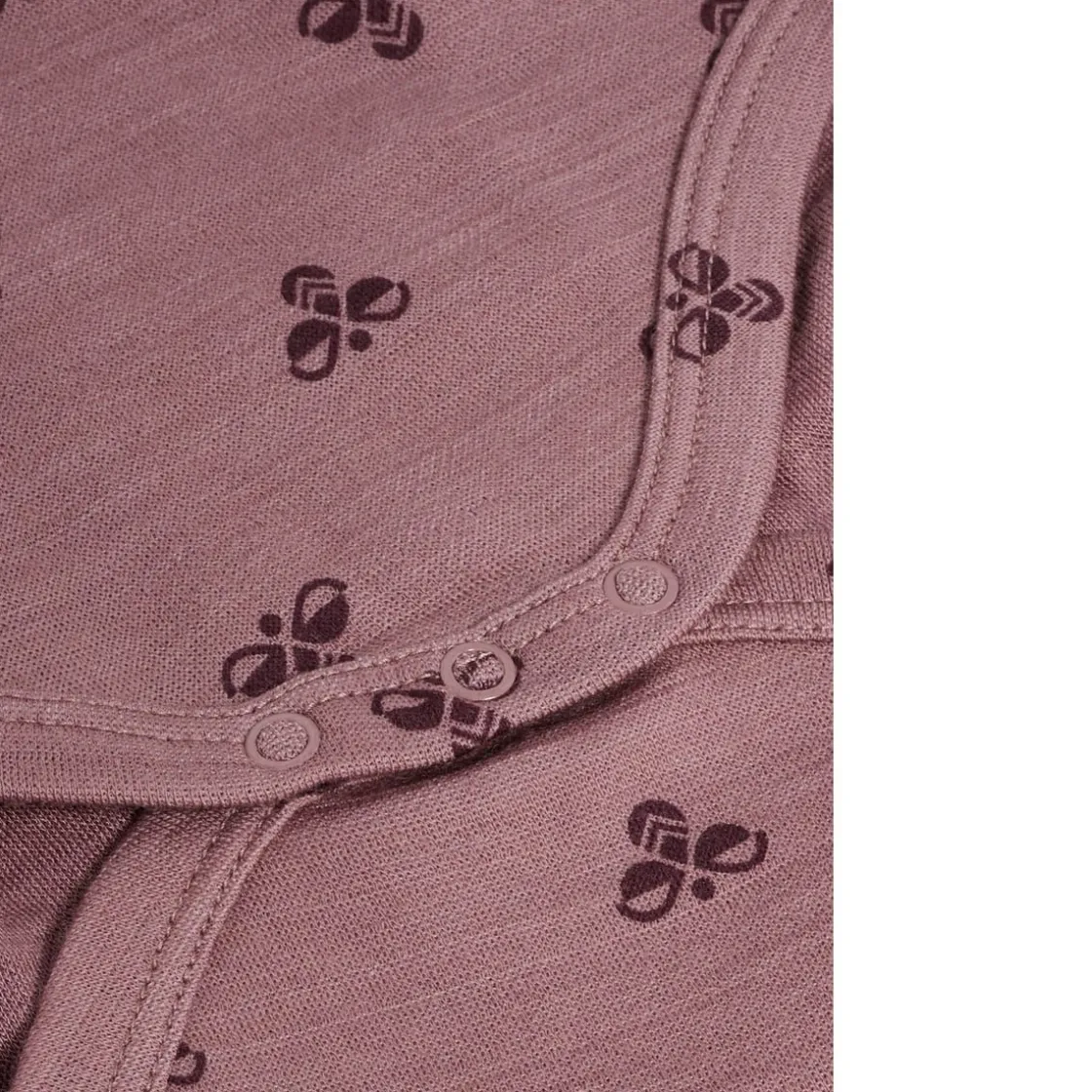 Hot Bambo body i ull/bambus, Twilight Mauve Ullbody Og Ullgensere Baby | Ullbodyer Baby Jente
