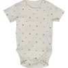 Outlet Beesy kortermet body, Black Iris Kortermet Baby Jente | Bodyer Baby Jente