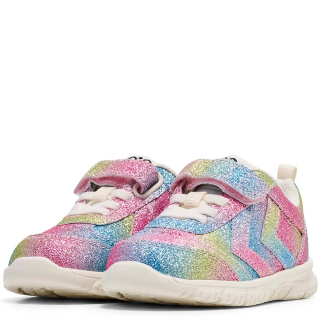 Best Hummel Crosslite Infant Glitter joggesko, White/Multicolor Joggesko