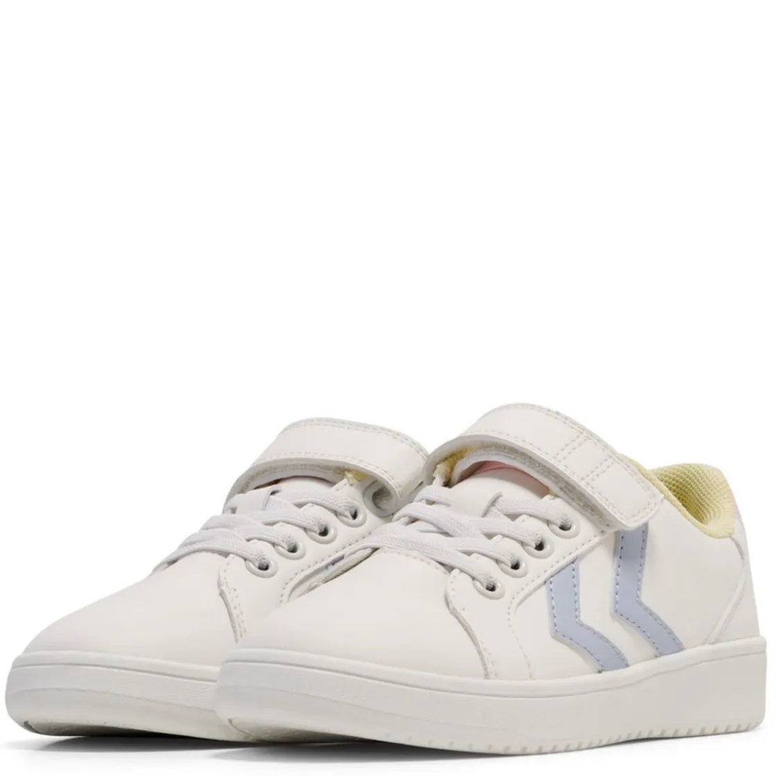 Online Hummel Derby Court JR joggesko til barn, Lilac snow Joggesko