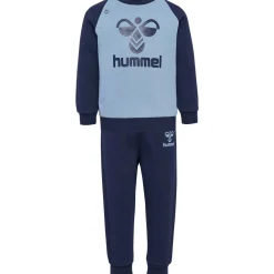 New Humming joggedress sett småbarn, Black Iris/Denim Bukser Gutt | Bukser Baby Gutt