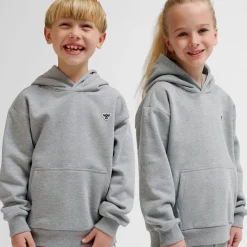 New Loose Bee hettegenser til barn, Grey Melange Gensere Jente 8-16 År | Gensere & Overdeler Gutt