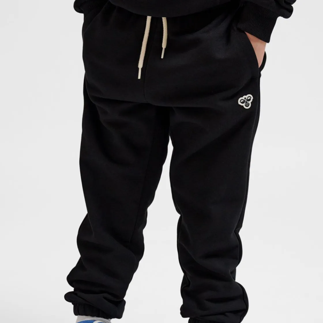 New Loose Bee joggebukse til barn, Black Bukser Jente 8-16 År | Bukser Baby Gutt