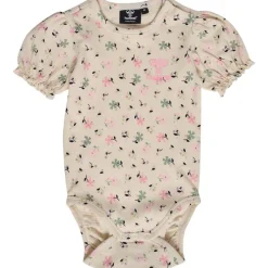 Fashion Tyra kortermet body, Whitecap Gray Kortermet Baby Jente | Bodyer Baby Jente