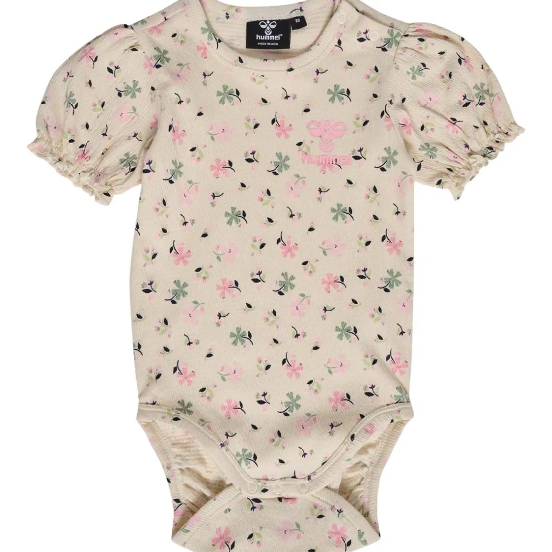 Fashion Tyra kortermet body, Whitecap Gray Kortermet Baby Jente | Bodyer Baby Jente