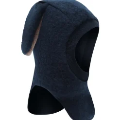 Outlet Hust & Claire balaclava i ullfleece, more navy Vinterluer Baby