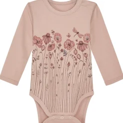 Hot Hust & Claire Baloo body ull/bambus blomster, Rose C. Ullbody Og Ullgensere Baby | Ullbodyer Baby Jente