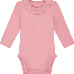 Outlet Hust & Claire Barbara body i ull/bambus, Orchid Ullbody Og Ullgensere Baby | Penklær Baby Jente