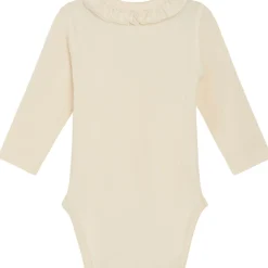Hot Hust & Claire Barbara body i ull/bambus, Ecru Ullbody Og Ullgensere Baby | Juleantrekk Til Baby Jente