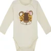 Best Hust & Claire Basti tiger body ull/bambus, Ecru Ullbody Og Ullgensere Baby | Ullbodyer Baby Jente