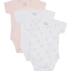 Fashion Hust & Claire Bati 3-pack body, rose morn Bodyer Baby Jente