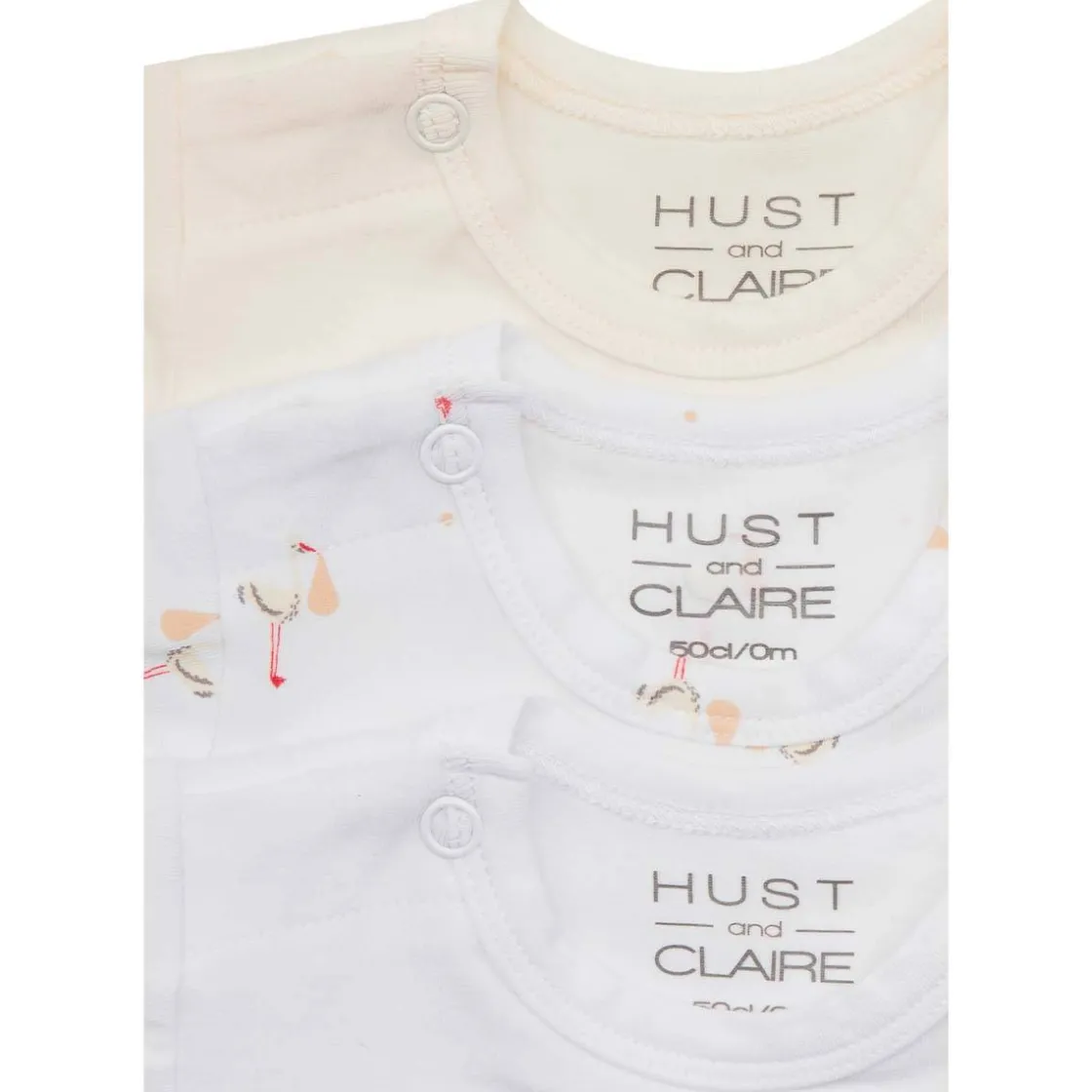 Discount Hust & Claire Bati 3-pack body, whisper Bodyer Baby Jente | Bodyer Baby Gutt