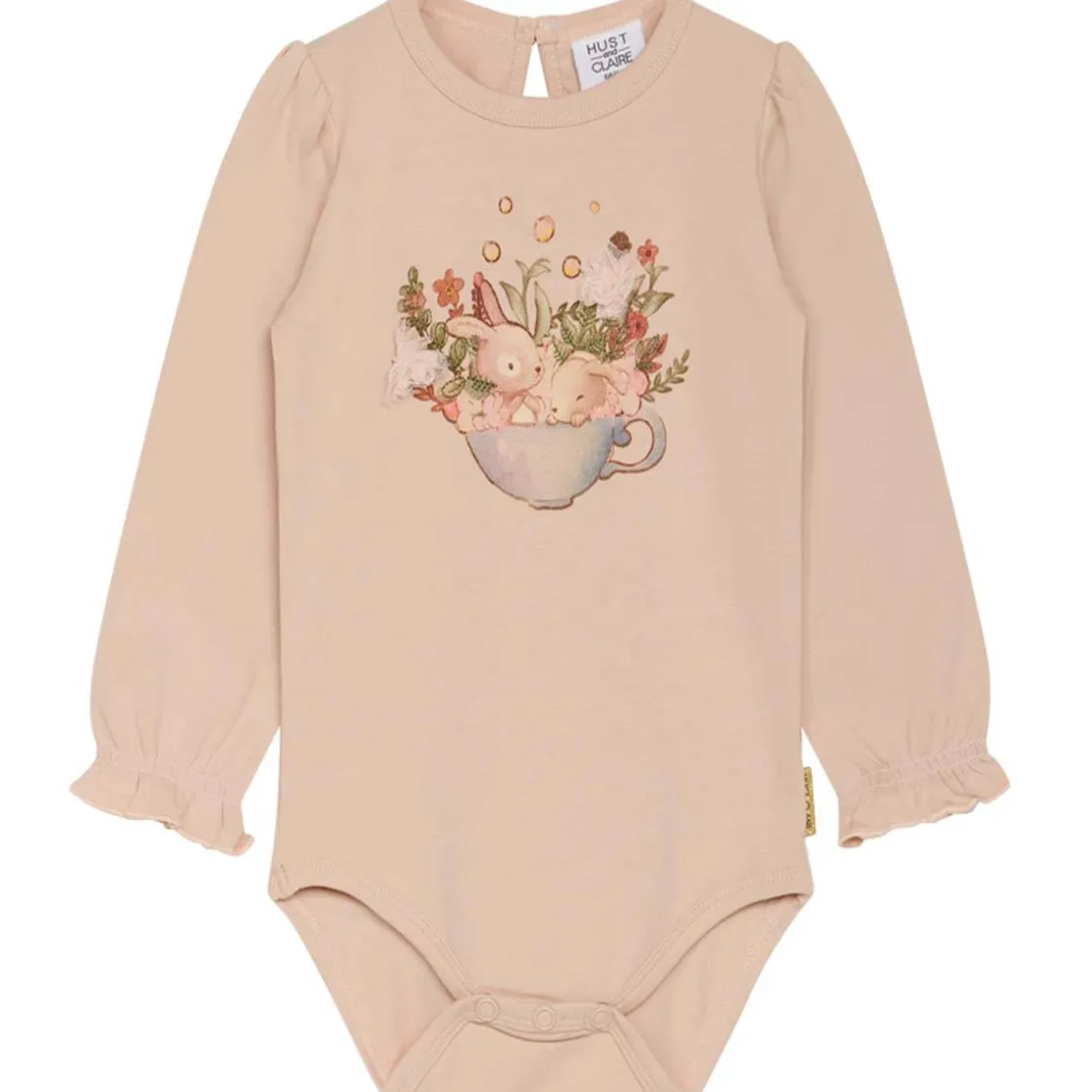 Outlet Hust & Claire Beatrix body, peach rose Bodyer Baby Jente