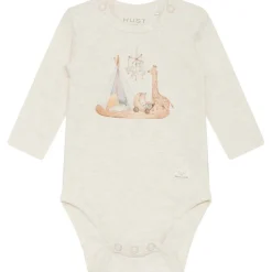 Outlet Hust & Claire Bebe body, whisper melange Bodyer Baby Jente | Bodyer Baby Gutt