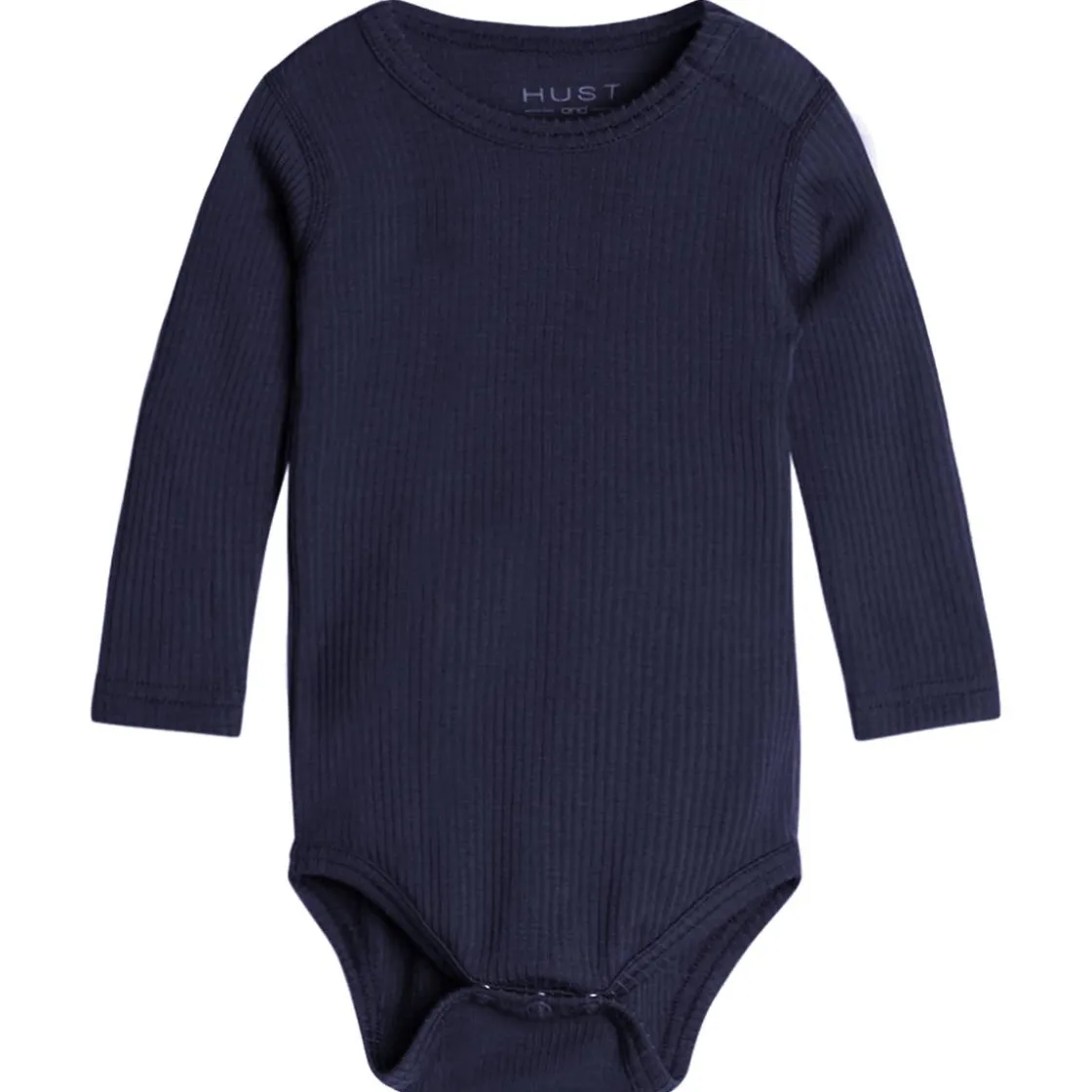 Clearance Hust & Claire Berry ribb body i ull/lyocell, blues Ullbody Og Ullgensere Baby | Ullbodyer Baby Gutt